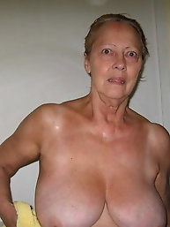 Granny gets naked